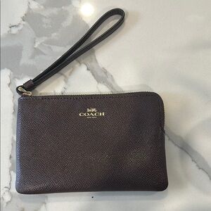 Coach Raspberry Wristlet